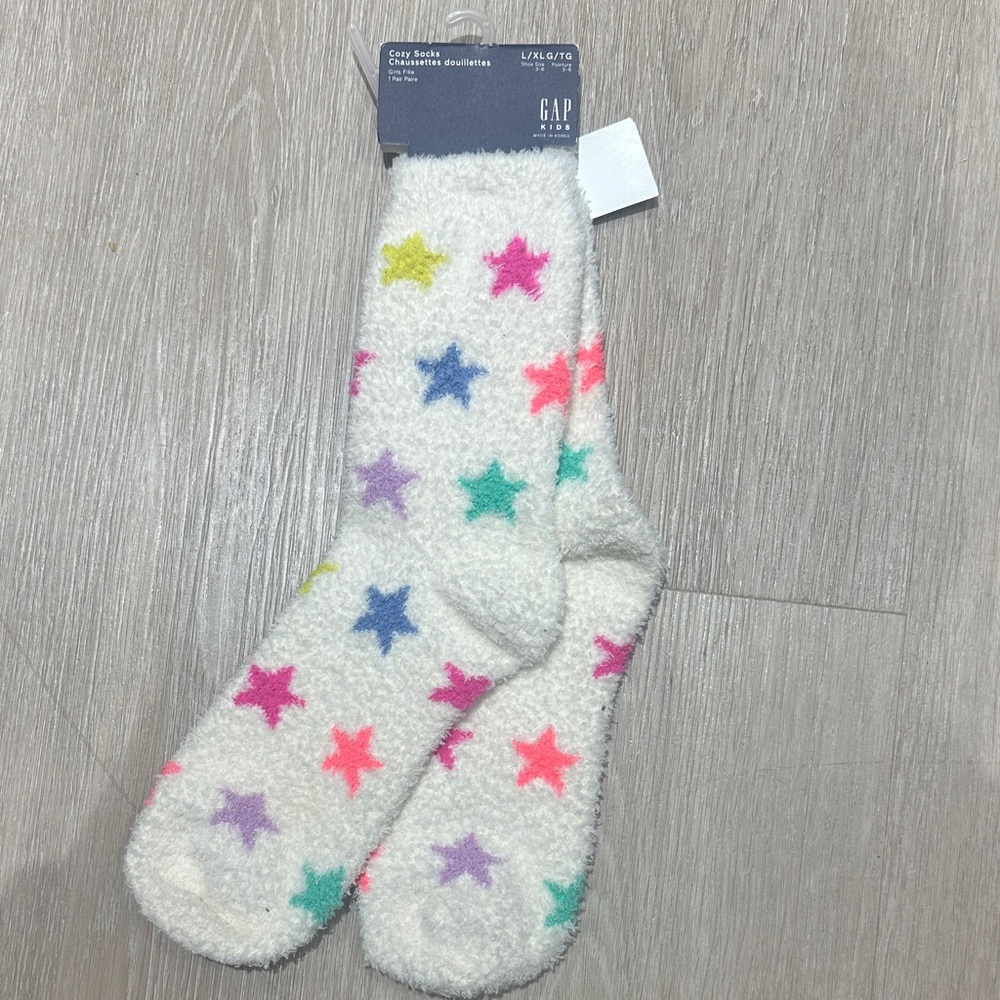 GAP Kids Multicolor Star Socks - White